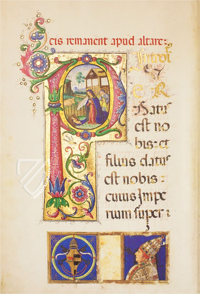 Missale Pontificis - Christmas Missal of Alexander VI – Belser Verlag – Borg. lat. 425 – Biblioteca Apostolica Vaticana (Vatican City, State of the Vatican City)