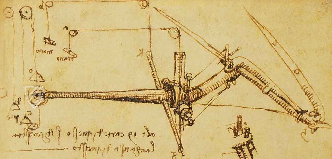 Leonardo da Vinci: Codex on the Flight of Birds – Collezione Apocrifa Da Vinci – Biblioteca Reale di Torino (Turin, Italy)