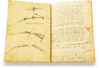 Leonardo da Vinci: Codex on the Flight of Birds – Collezione Apocrifa Da Vinci – Biblioteca Reale di Torino (Turin, Italy)