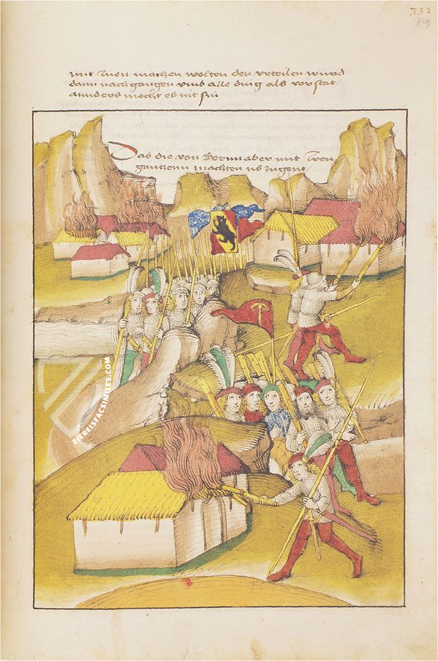 Diebold Schilling's Spiez Illuminated Chronicle β Faksimile Verlag β Mss.h.h.I.16 β Burgerbibliothek (Bern, Switzerland) Diebold Schilling's Spiez Illuminated Chronicle β Faksimile Verlag β Mss.h.h.I.16 β Burgerbibliothek (Bern, Switzerland)