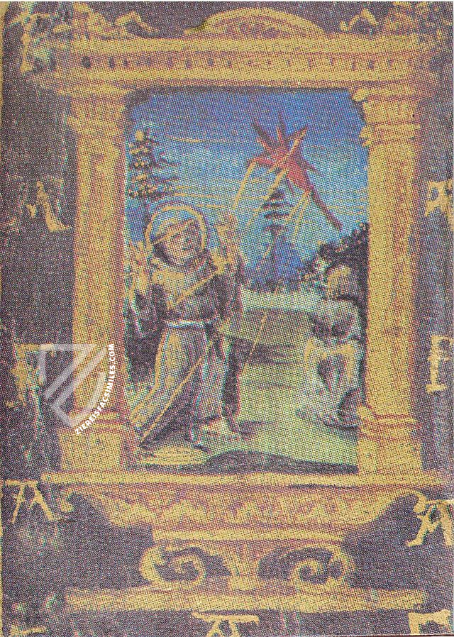 Francis of Assisi and Saint Anne β Belser Verlag β Vat. lat. 11254 β Biblioteca Apostolica Vaticana (Vatican City, State of the Vatican City) Francis of Assisi and Saint Anne β Belser Verlag β Vat. lat. 11254 β Biblioteca Apostolica Vaticana (Vatican City, State of the Vatican City)