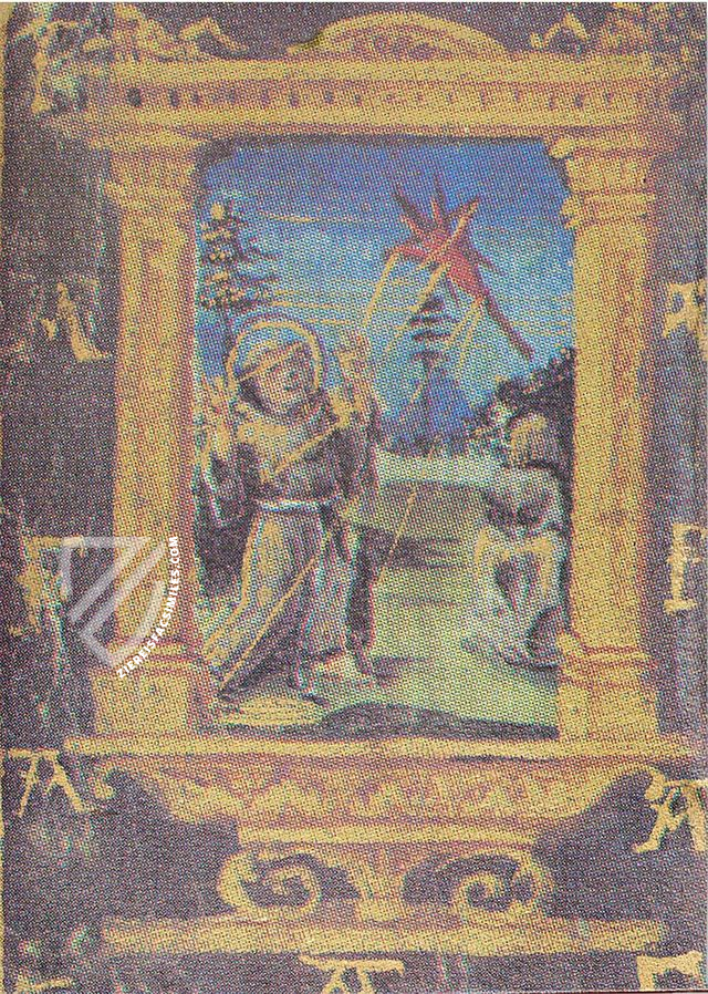 Francis of Assisi and Saint Anne – Belser Verlag – Vat. lat. 11254 – Biblioteca Apostolica Vaticana (Vatican City, State of the Vatican City)