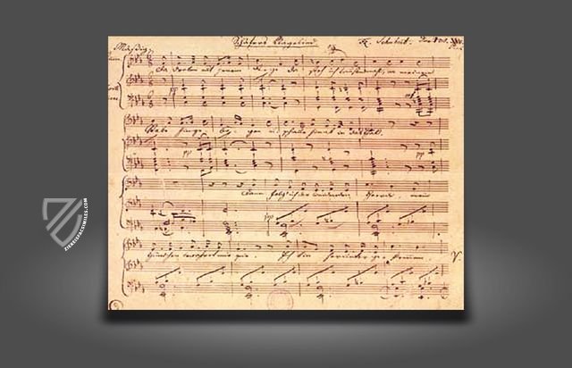 Franz Schubert: Schäfers Klagelied, D 121 Facsimile Edition