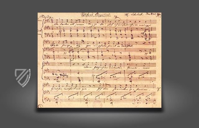 Franz Schubert: Schäfers Klagelied, D 121 – Akademische Druck- u. Verlagsanstalt (ADEVA) – Mus. Hs. 3267 – Österreichische Nationalbibliothek (Vienna, Austria)