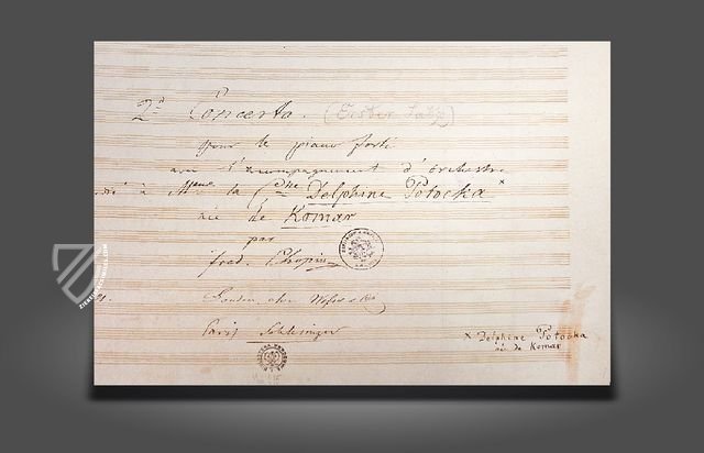 Frédéric Chopin - Concerto in f-minor – Orbis Pictus – Biblioteka Narodowa (Warsaw, Poland)