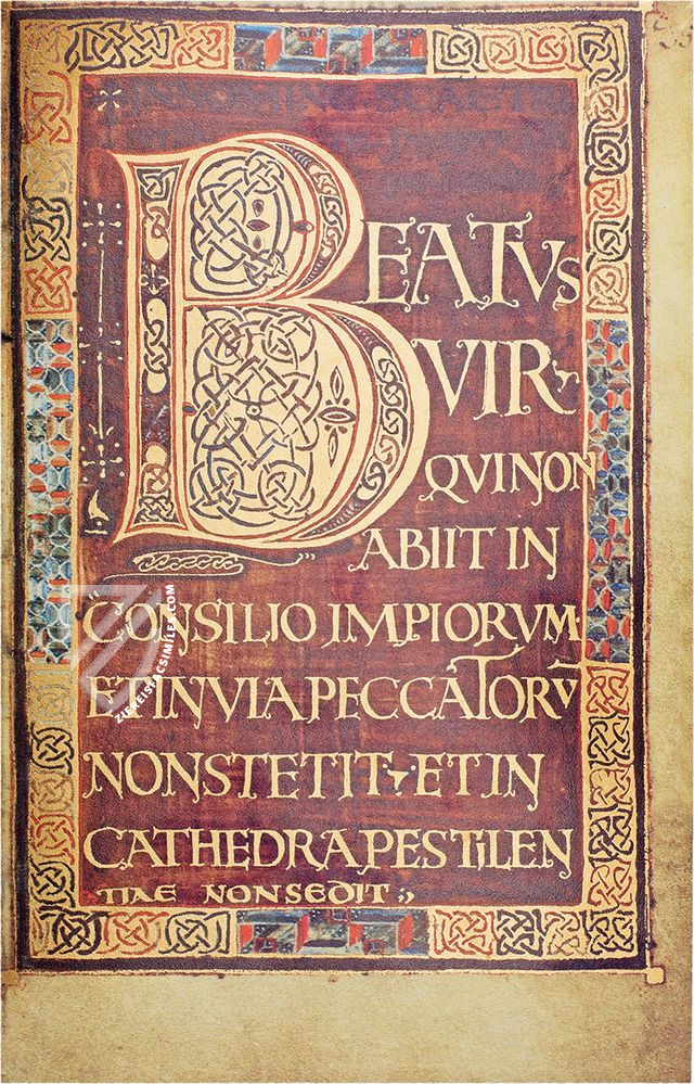 Golden Psalter of Charlemagne - Dagulf Psalter – Akademische Druck- u. Verlagsanstalt (ADEVA) – Cod. Vindob. 1861 – Österreichische Nationalbibliothek (Vienna, Austria)