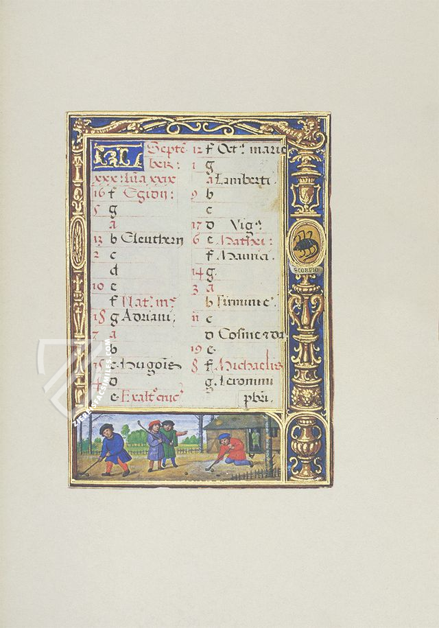 Golf Book Book of Hours – M. Moleiro Editor – Add. Ms. 24098 – British Library (London, United Kingdom)