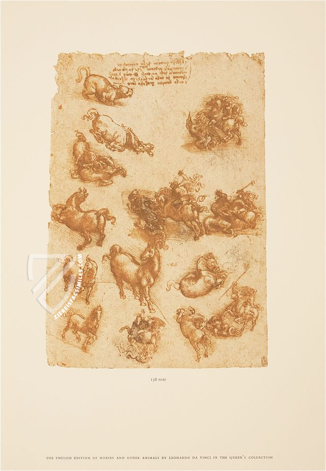 Leonardo da Vinci: Horses and Other Animals – Johnson Reprint – Royal Library at Windsor Castle (Windsor, United Kingdom)