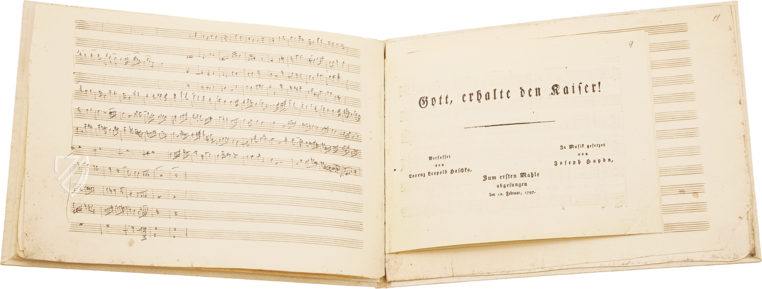 Joseph Haydn – Gott! Erhalte Franz den Kaiser – Akademische Druck- u. Verlagsanstalt (ADEVA) – Mus. Hs. 16.501 – Österreichische Nationalbibliothek (Vienna, Austria)