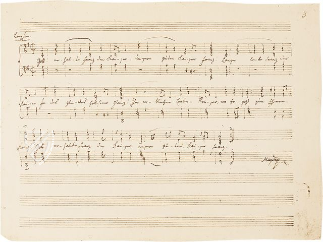 Joseph Haydn – Gott! Erhalte Franz den Kaiser – Akademische Druck- u. Verlagsanstalt (ADEVA) – Mus. Hs. 16.501 – Österreichische Nationalbibliothek (Vienna, Austria)