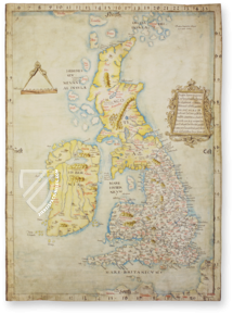 King Henry's Map of the British Isles – The Folio Society – B.L. Cotton MS Augustus I.i.9 – British Library (London, United Kingdom)