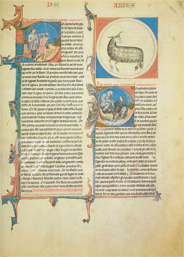 Lapidary of Alfonso X the Wise – Edilan – ms. H. I. 15 – Real Biblioteca del Monasterio (San Lorenzo de El Escorial, Spain)