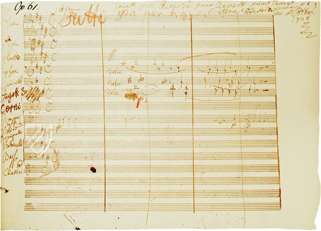 Ludwig van Beethoven - Violin Concerto in D-Dur, op. 61 – Akademische Druck- u. Verlagsanstalt (ADEVA) – Mus. Hs. 17.538 – Österreichische Nationalbibliothek (Vienna, Austria)