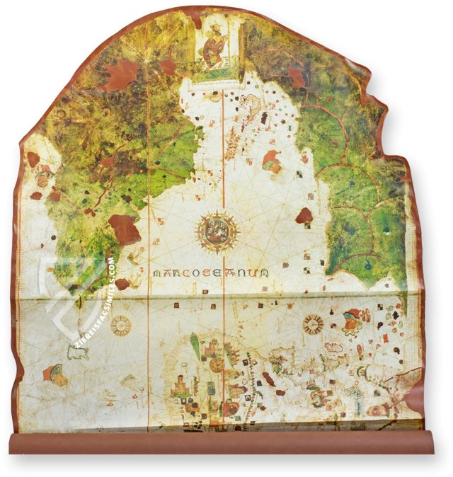 Map of Juan de la Cosa – Testimonio Compañía Editorial – MN 257 – Museo Naval (Madrid, Spain)