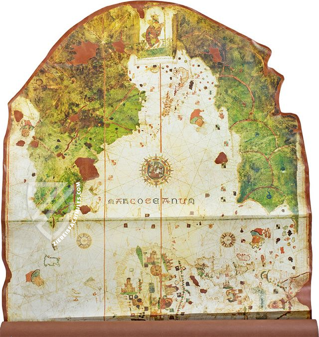Map of Juan de la Cosa – Testimonio Compañía Editorial – MN 257 – Museo Naval (Madrid, Spain)