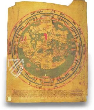 Mappa Mundi of Andreas Walsperger – Belser Verlag – Pal. lat. 1362 B – Biblioteca Apostolica Vaticana (Vatican City, State of the Vatican City)