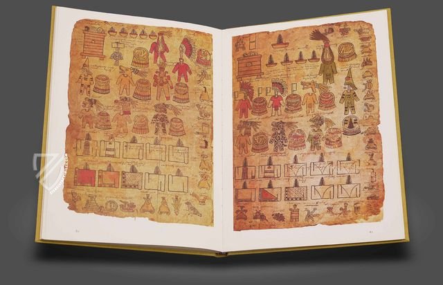 Matricula de tributos - Codex Mendoza – Akademische Druck- u. Verlagsanstalt (ADEVA) – Codex 35-52 – Museo Nacional de Antropología (Mexico City, Mexico)