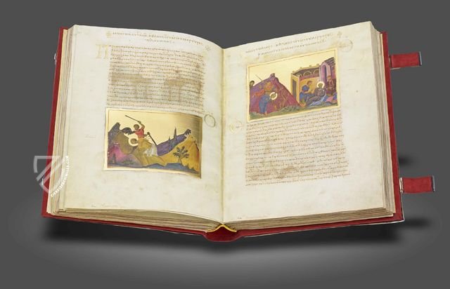 Menologion - Book of Saints of Emperor Vasilios II – Testimonio Compañía Editorial – Vat. Gr. 1613 – Biblioteca Apostolica Vaticana (Vatican City, State of the Vatican City)