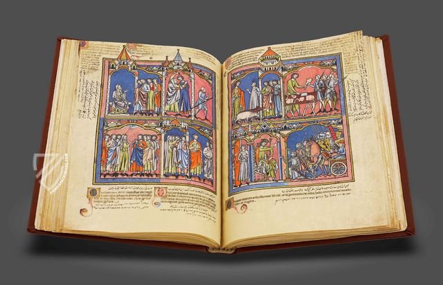 Morgan Crusader's Bible – Scriptorium – MS M.638|Ms Nouv. Acq. Lat. 2294, fols 2, 3|Ludwig I 6 - 83.MA.55 – Morgan Library & Museum (New York, USA) / Bibliothèque Nationale de France (Paris, France) / Getty Museum (Los Angeles, USA)