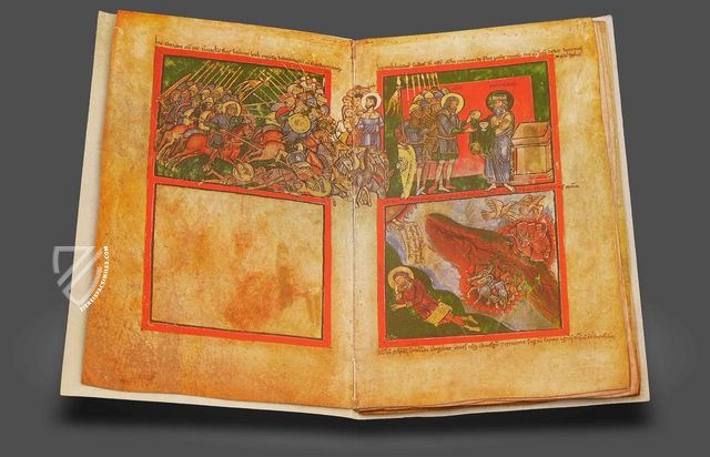 Mosan Psalter Fragment – Akademische Druck- u. Verlagsanstalt (ADEVA) – Codex 78 A 6 – Staatsbibliothek Preussischer Kulturbesitz (Berlin, Germany)