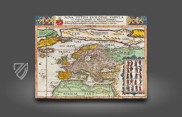 Nova Totius Europae Tabula – Priuli & Verlucca, editori – 