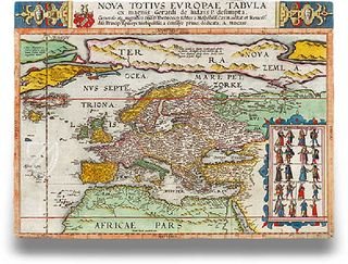 Nova Totius Europae Tabula – Priuli & Verlucca, editori – 
