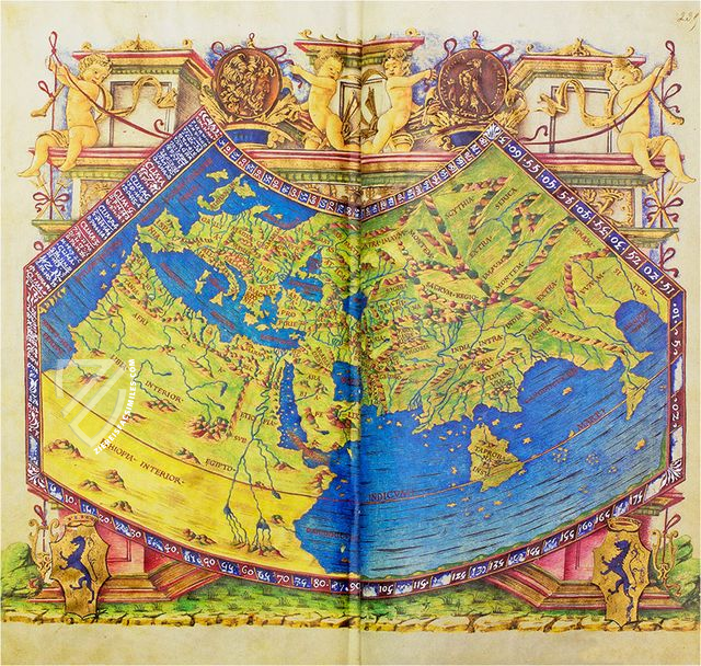 Ptolemy Cosmography – Siloé, arte y bibliofilia – Ms. Lat. 10764 – Bibliothèque nationale de France (Paris, France)