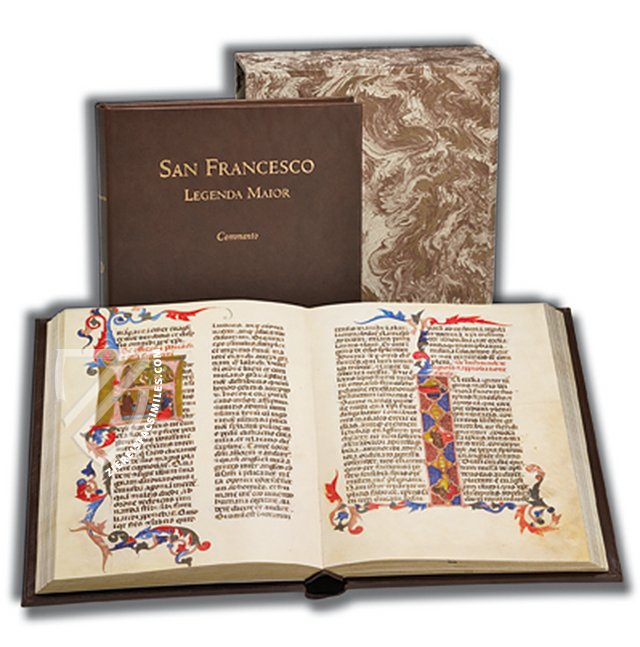 Saint Francis - Legenda Maior – Vallecchi – Ms. Vittorio Emanuele 411 – Biblioteca Nazionale Centrale Roma (Rome, Italy)