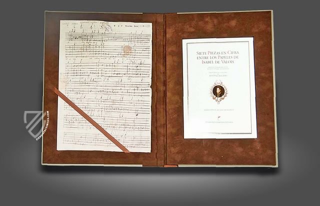 Seven musical scores belonging to Isabelle de Valois Facsimile Edition