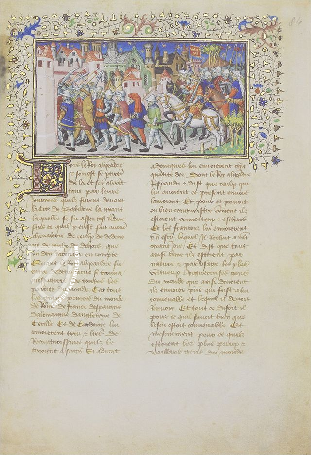 Paris Alexander Romance – Quaternio Verlag Luzern – MS Royal 20 B XX – British Library (London, United Kingdom)