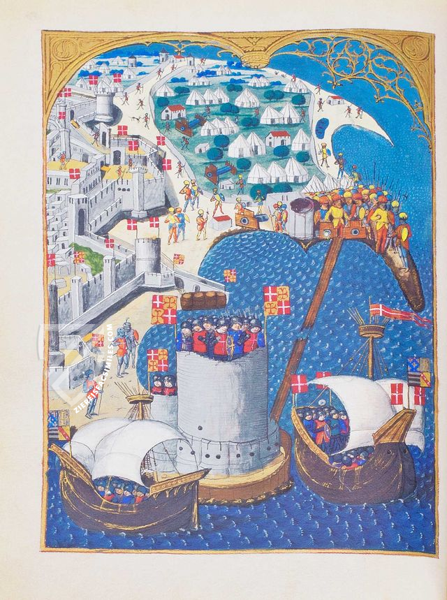 The Crusades: The Siege of Rhodes – Club Bibliófilo Versol – Lat. 6067 – Bibliothèque nationale de France (Paris, France)