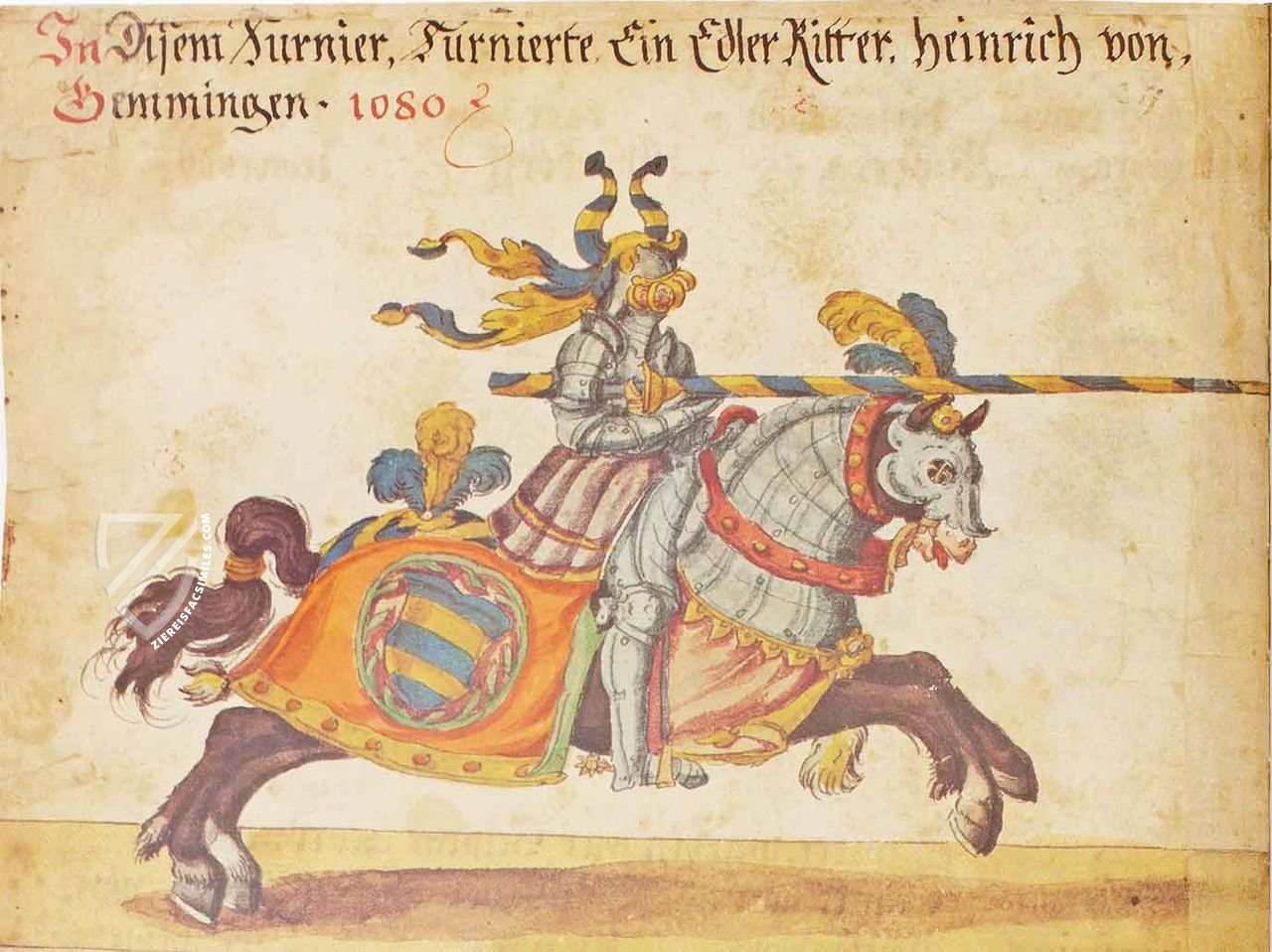 Tournament Book of the Kraichgau Knight Community – Belser Verlag – Cod. Vat. Rossi. 711 – Biblioteca Apostolica Vaticana (Vatican City, State of the Vatican City)