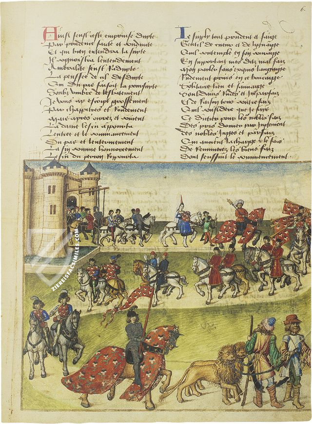 Tournament Book of René d´Anjou – Akademische Druck- u. Verlagsanstalt (ADEVA) – Cod. Fr. F. XIV. Nr. 4 – National Library of Russia (St. Petersburg, Russia)