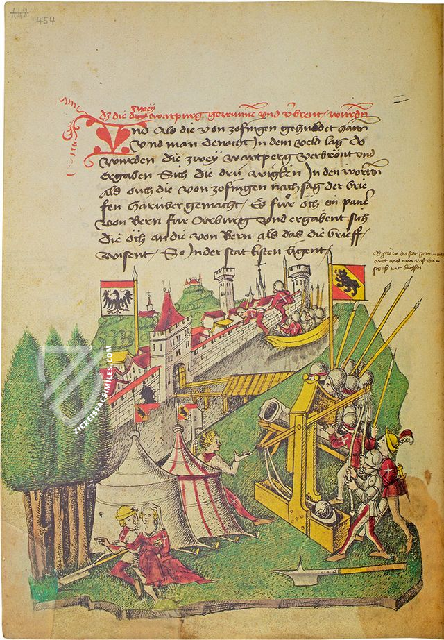 Tschachtlan's Illustrated Chronicle – Faksimile Verlag – Ms. A 120 – Zentralbibliothek (Zürich, Switzerland)