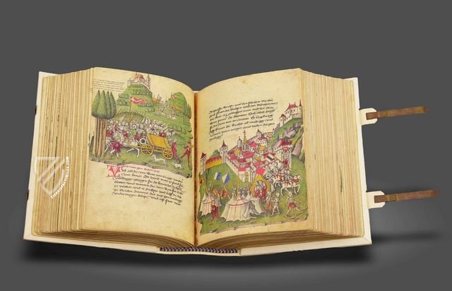 Tschachtlan's Illustrated Chronicle – Faksimile Verlag – Ms. A 120 – Zentralbibliothek (Zürich, Switzerland)