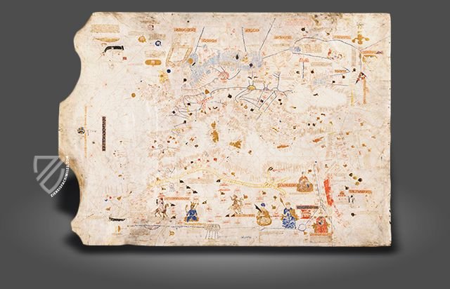 Atlas of Charles V - Nautical Chart by Mecia de Viladestes – Siloé, arte y bibliofilia – Rés. GEAA 566 – Bibliothèque nationale de France (Paris, France)
