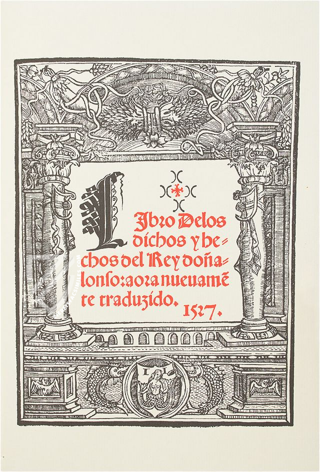Libro de los dichos y hechos del rey don Alonso – Vicent Garcia Editores – 17522 – Biblioteca de Manuel Bas Carbonell (Valencia, Spain) Libro de los dichos y hechos del rey don Alonso – Vicent Garcia Editores – 17522 – Biblioteca de Manuel Bas Carbonell (Valencia, Spain)