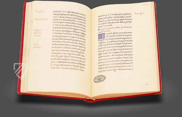 The Prince by Niccolò Machiavelli – Istituto dell'Enciclopedia Italiana - Treccani – Barberiniano latino 5093 – Biblioteca Apostolica Vaticana (Vatican City, State of the Vatican City)