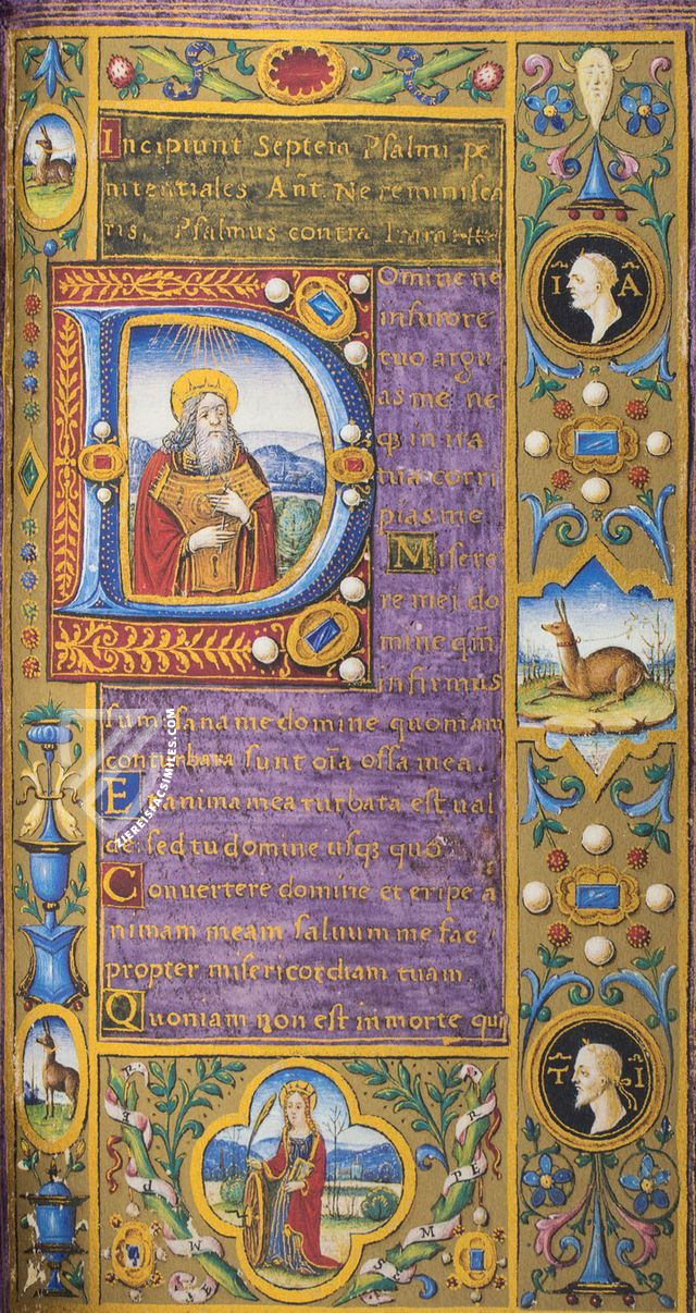 Book of Hours of Margaret of Austria and Alessandro de' Medici – Istituto dell'Enciclopedia Italiana - Treccani – ms. 55.K.16 (Cors. 1232) – Biblioteca dell'Accademia Nazionale dei Lincei e Corsiniana (Rome, Italy)