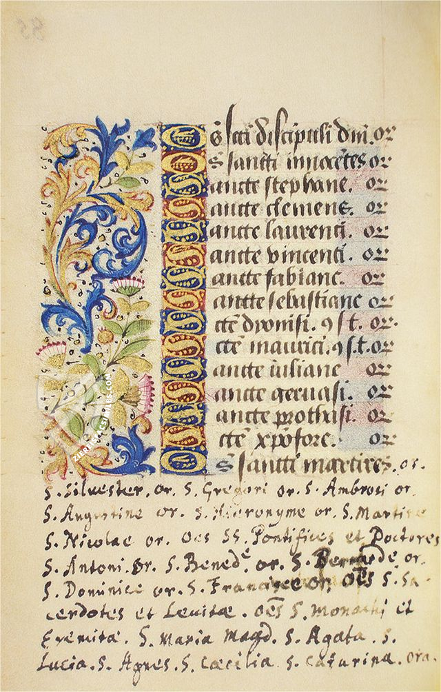 Book of Hours and The Military Codex of Christopher Columbus – Istituto dell'Enciclopedia Italiana - Treccani – 55.K.28 (cors. 1219) – Biblioteca dell'Accademia Nazionale dei Lincei e Corsiniana (Rome, Italy)