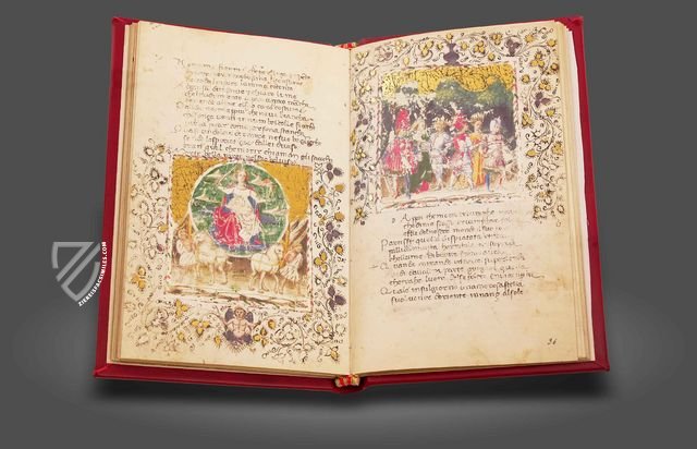 Petrarca: Trionfi - Florence Codex – ArtCodex – ms. Strozzi 174 – Biblioteca Medicea Laurenziana (Florence, Italy)