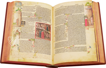 Divina Commedia 1491 Illustrated Incunabulum – Salerno Editrice – C 23 – Casa di Dante (Rome, Italy)