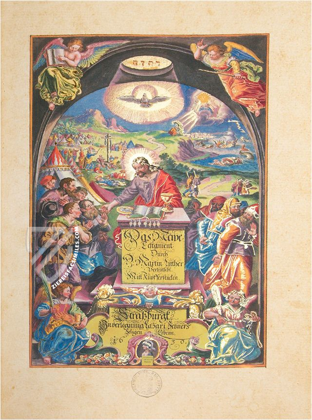 Matthäus Merian: Kupferbibel Biblia 1630 - Neues Testament (Gilt Edges Edition)