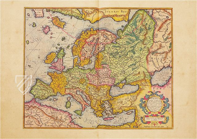 Mercator Atlas of 1595 – Coron Verlag – 