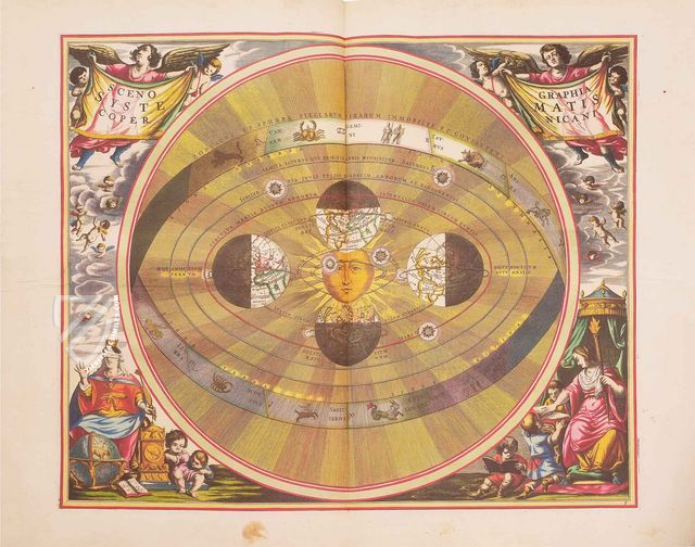 Atlas Harmonia Macrocosmica by Andreas Cellarius – Coron Verlag – Sign. gr. Fol. 3/497a – Universitätsbibliothek Darmstadt (Darmstadt, Germany)