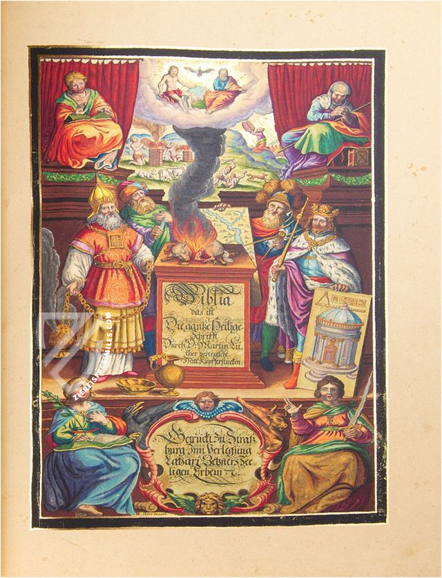 Matthäus Merian: Kupferbibel Biblia 1630 - Altes Testament (Gilt Edges Edition)
