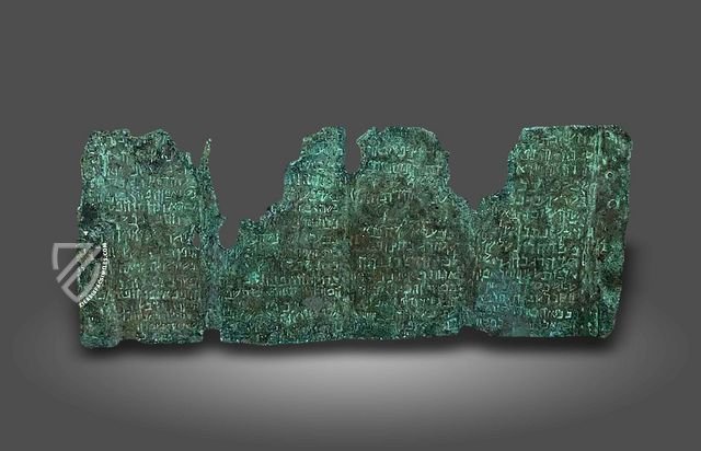 Dead Sea Copper Scroll – Facsimile Editions Ltd. – Fragment 3Q15 – The Jordan Museum (Amman, Jordan)