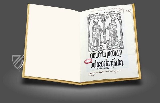 Cura de la Piedra y Dolor de la Ijada y Colica Rrenal – Vicent Garcia Editores – Inc. 205 – Biblioteca Histórico Médica de la Universidad de València (Valencia, Spain)