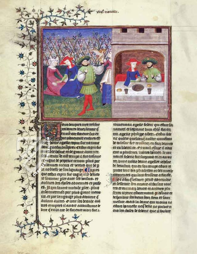 Decameron Vaticano. Boccaccio – Egeria, S.L. – Pal. Lat. 1989 – Biblioteca Apostolica Vaticana (Vatican City, State of the Vatican City)