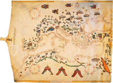 Navigational Map of Mediterranean Sea – Istituto Poligrafico e Zecca dello Stato – Biblioteca Nazionale Centrale (Rome, Italy)